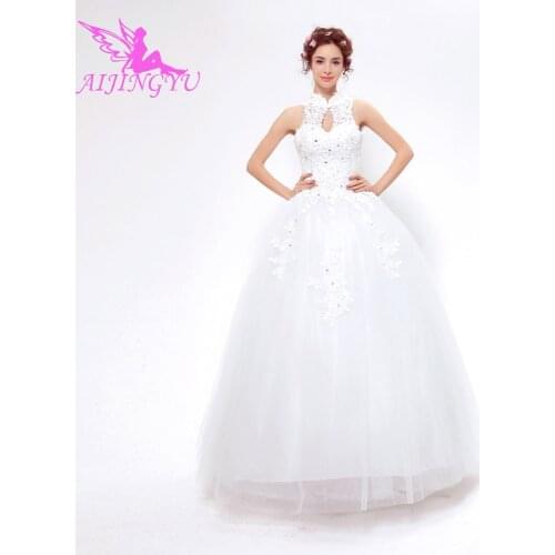 AIJINGYU 2021 new Customized china bridal gowns cheap simple wedding dress sexy women girl wedding dresses gown TS146