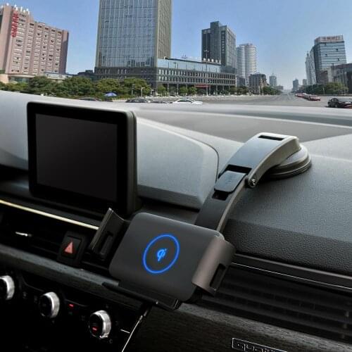 15W Qi Fast Car Wireless Charger Auto Sensing Car Holder for Samsung Galaxy Fold Fold2 Screen Mobile Phone Huawei Mate X iPhone