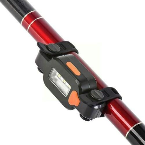 Electronic LED Fishing Rod Sensor Light Gravity Fish Clock Fishing Lamp Induction For Night Sound Alarm Bite U8B0