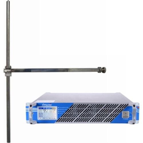 FMUSER FU-1000W 1000W 1kw Radio de radiodiffusion FM Transmetteur Station audio avec antenne ZHC-DV1 fm et câble RF A SET
