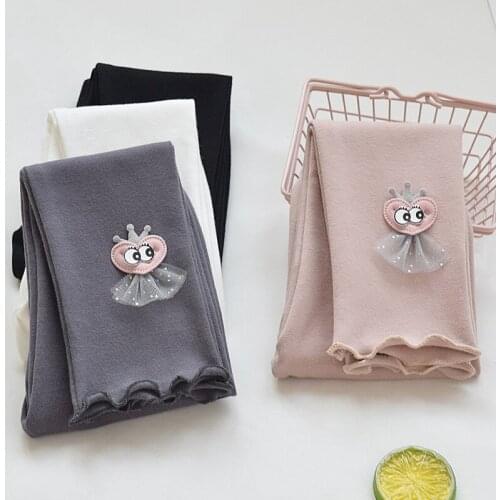 Girls' leggings spring autumn thin style western style spring baby childrens long pants