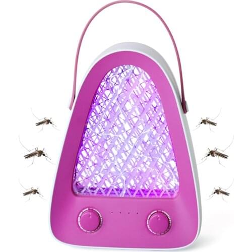 Mosquito Zapper Lamp USB Electric Fly Bugs Insects Trap Killer LED Light, USB Rechargeable