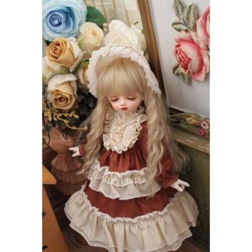 BJD Dress dolls for girl Clothes BJD Dress + Hair Band for For 1/4 MSD Doll,1/6 BJD Doll,1/3 BJD Doll and Blythe Doll