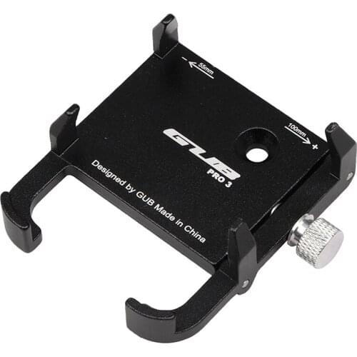 GUB Aluminum Bicycle Phone Holder MTB Road Bike Phone Holder Motorcycle USB Power Support Handlebar Clip Stand For 3.5" to 7.5"