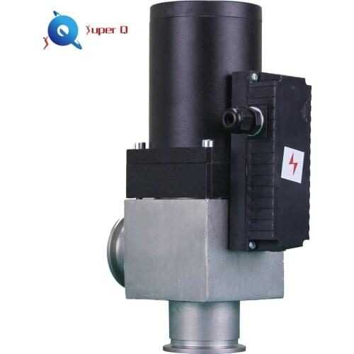 High Vacuum Electromagnetic Angle Valve with Position Sensor