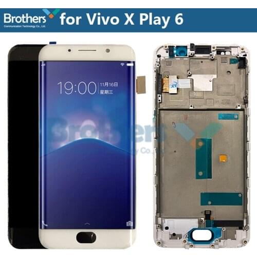 For Vivo X Play 6 LCD Screen LCD Display with Frame for Vivo X Play 6 Touch Screen Digitizer LCD Assembly Original Test Working