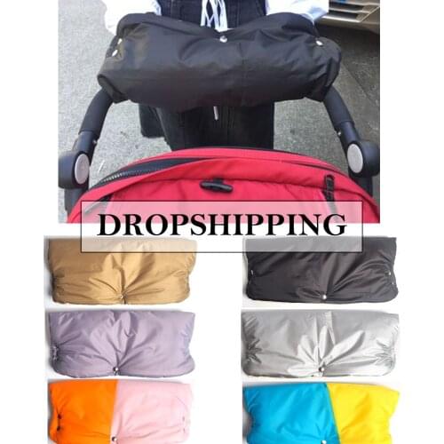 Winter Stroller Gloves Warm Pram Mittens Hand Cover Muff Buggy Glove Cart Stroller Baby Carriage Pushchair Mittens Accessories