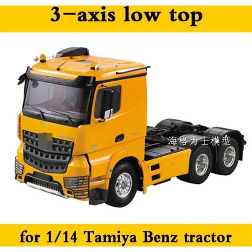 3 Axis Low Top Tractor for 1/14 Tamiya RC Truck Car AROCS Benz Diy