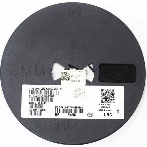 50PCS Zener diode LBZX84C7V5LT1G 7.5V 0.225W(225mW) SOT-23 LBZX84C7V5LT1G