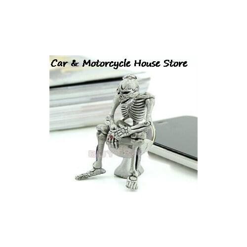 Auto Key Chain Holiday Sale Creative Toilet Seating Skull Style Auto Key Chain Gift For Friends 5.5cmx4cm/2.17"x1.57"