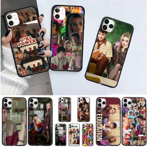 Sex Education British TV show Phone Case for iPhone 11 12 mini pro XS MAX 8 7 6 6S Plus X 5S SE 2020 XR shell