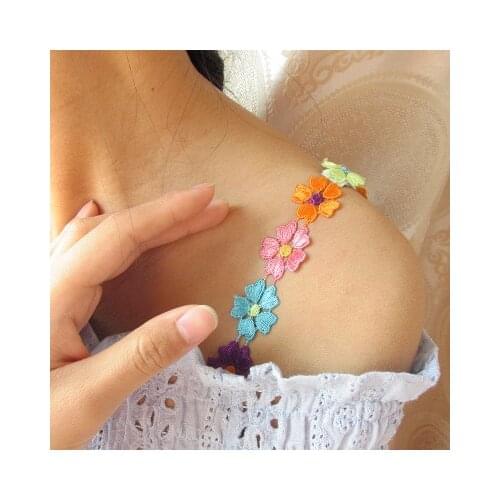 Decorative Shoulder Cute Flower Lace Bra Straps Replacement Underwear Belt Women Intimate Bra Accessories