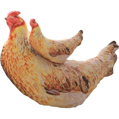 BOLAFYNIA Children Plush Stuffed Toy simulation chicken pillow Baby Kids Toy for Christmas Birthday Gift 56cm