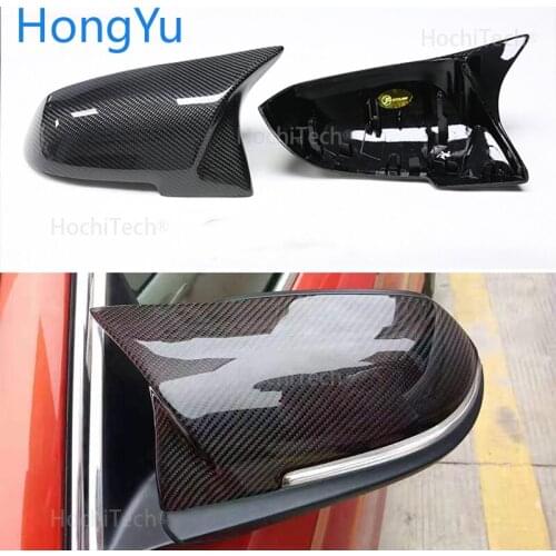 For BMW M Series F87 M2 2014-2018 Replacement Carbon Fiber M3 M4 Look Rear View Mirror Cover Caps