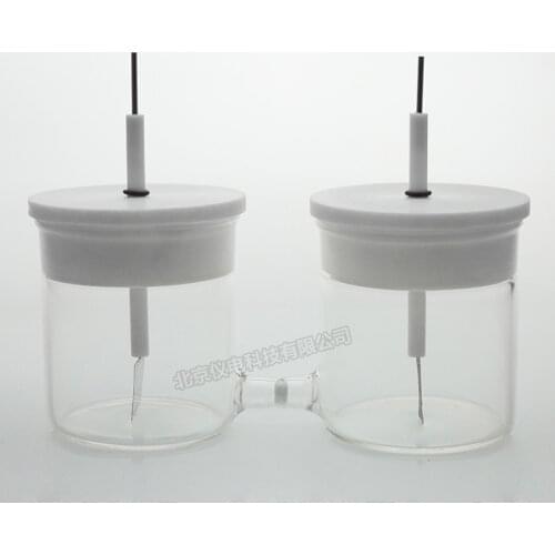 H Type Electrolytic Cell, Glass Sand Core Isolation Electrolytic Cell