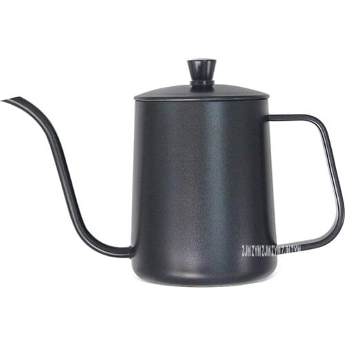 600Ml Drip Coffee Tea Brewing Pot Pour-Over Coffee Pot 6mm Narrow Neck Long Mouth Coffee Kettle Inside Stainless Steel