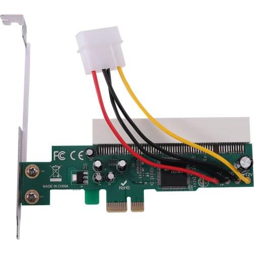 PCI-Express To PCI Adapter Card PCI-E X1/X4/X8/X16 Slot With 4 Pin Power Cable Card
