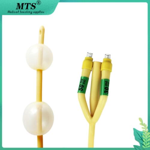 MTS silicone coating 3way latex foley catheter double balloon urinary catheter sex catheters