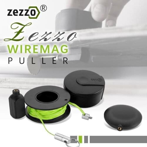 Zezzo Wiremag Puller Magnetic Snap Wire Guider Convenient Wire Cable Running Puller Device Easy Use Hand Tool
