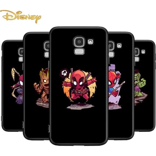 Cute avenger superhero For Samsung Galaxy J8 J7 J6 J5 J4 J3 J2 Duo Prime Plus Core EU 2015 2016 2017 2018 Soft Phone Case