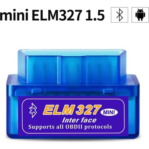 Mini ELM327 Bluetooth V1.5 OBD2 Car Diagnostic Tool ELM 327 Bluetooth 4.0 For Android OBDII Protocol
