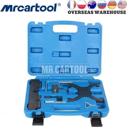 MR CARTOOL Engine Belt Timing Tool Kit Universal 7Pcs for Ford Focus 1.6 TI-VCT Fiesta Car Repair Tool Set