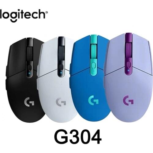 Logitech G304 Original Wireless Gaming Mouse HERO Sensor LIGHTSPEED Wireless Ultra-Long Battery Life 12000DPI Computer Mice