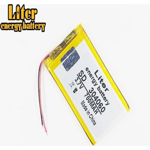 700mAh navigator 3.7V lithium Tablet polymer battery 304060 intelligent mobile phone Home Furnishing MP3 sp