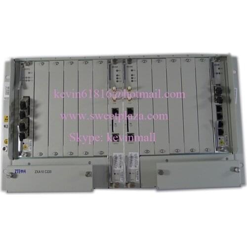 ZTE ZXA10 C220 EPON OLT equipment,Optical Line Terminal. FiberCore