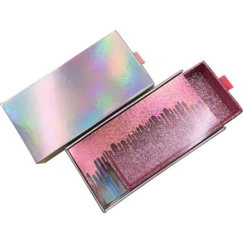 Wholesale False Eyelashes Package Makeup Eyelash Packaging Box Custom Logo Lash Boxes Packaging Mink Lashes Case Bulk Vendors