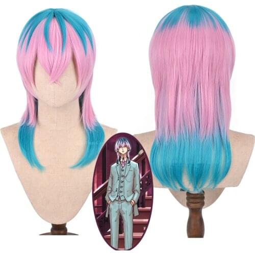 Anime Tokyo Revengers Rindo Haitani Cosplay Wig Tenjiku Hair Heat Resistant Synthetic Hair Wig Cap Halloween Party Accessories