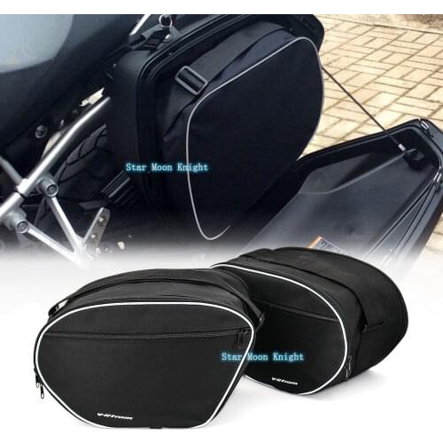 Suitable for SUZUKI V-STROM DL1000 DL 1000 V strom DL650 2014-2020 motorcycle luggage storage bag multifunctional black expandab