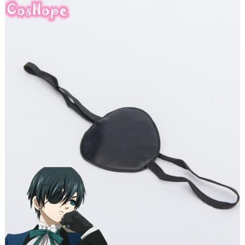 Black Eyepatch Cosplay One Eye for Ciel Phantomhive Cosplay Black Butler Cosplay Eyepatch Anime