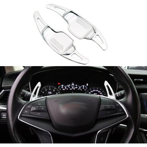 For Cadillac TX5 2017-2019 Aluminium Alloy Interior Decoration Car Automobile Steering Wheel Shift Paddle Shifter Car Styling