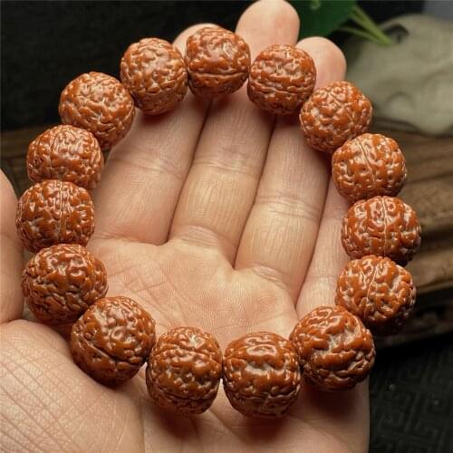 Dragon Design Rudraksha Seeds Tibetan Buddhism Amulet Bracelet