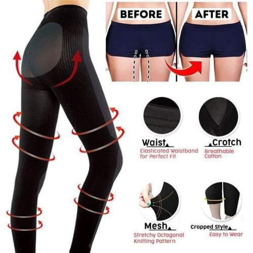 SCULPTING SLEEP LEG SHAPER Pants Legging Socks Women Body Shaper Panties Slimming Leg Sexy Hip Up Control makeup tools