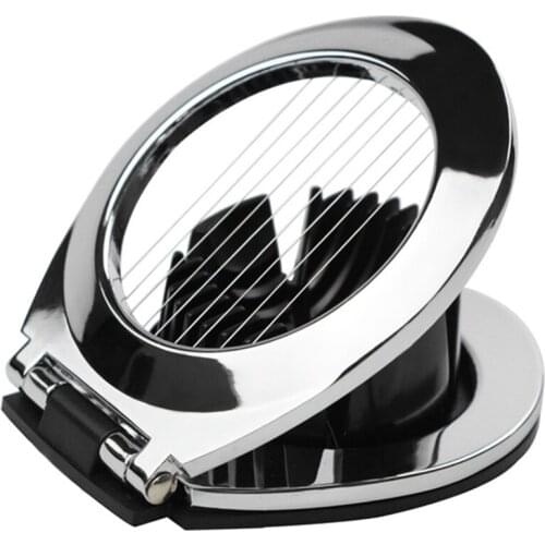 Egg Slicer, Egg Cutter Heavy Duty Slicer for Strawberry Fruit Garnish Slicer, Stainless Steel Wire with 2 Slicing Styles