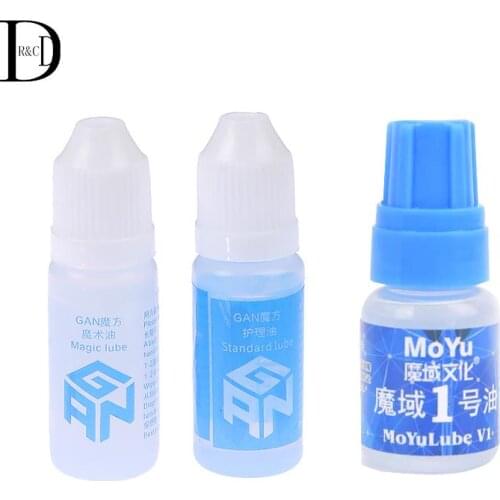 For Gan Magic Cube Lube 2/3/10ml Oil Silicone Lubricants Standard Lube Rubiks Cube
