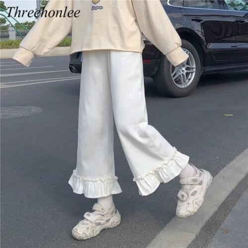 Женские свободные брюки Threehonlee China At AliExpress