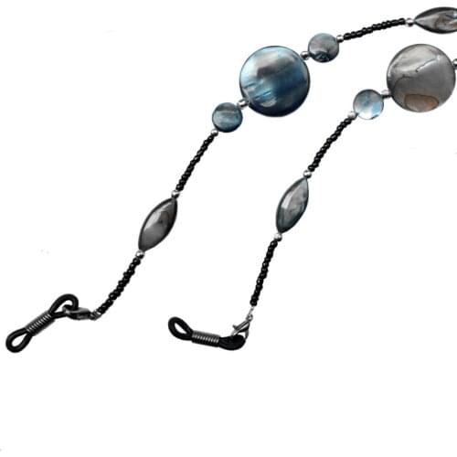 Vintage Beaded Beads Eyeglass Reading Glasses Eyewear Chain Holder Rope 27"