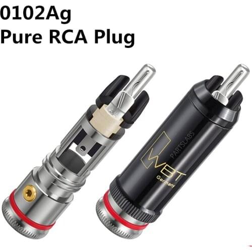 WBT 0102Ag 0102Cu 0110Ag 0110Cu 0114Cu 0152Ag 0152Cu RCA Plug Signal Interface Socket Power Amplifier Terminal 1set/4pcs