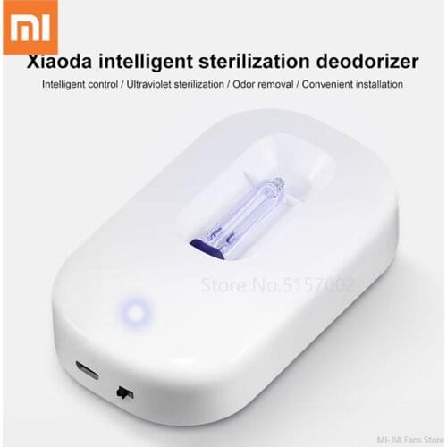 Xiaomi Xiaoda Rechargeable Ultraviolet Germicidal Light Fixture Disinfection Ozone Deodorization Kill Dust toilet light lamp