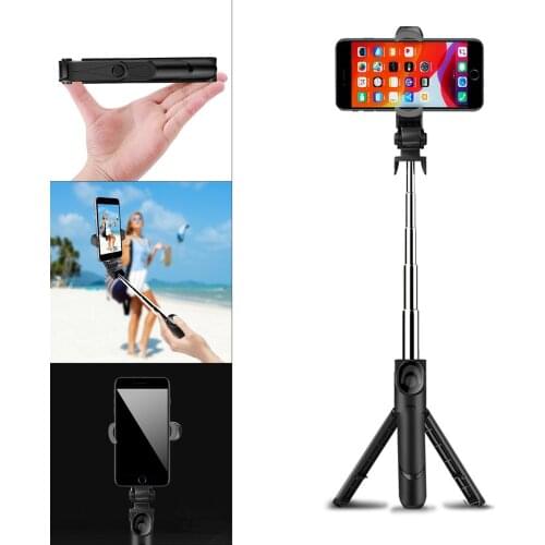 XT09 Mobile Phone Selfie Stick Bluetooth Smartphone Tripod Phone Holde with Remote Control For Makeup Video Live Photography