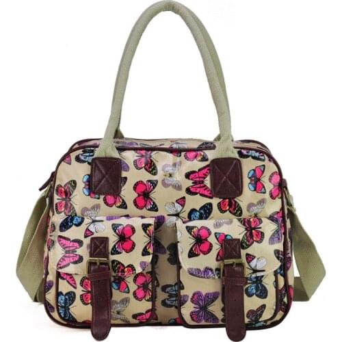 Women Butterfly Printing Leather Handbags 2020 Fasion Ladies Hand Bags Purse Waterproof Fashion Shoulder Bags/QQ1984