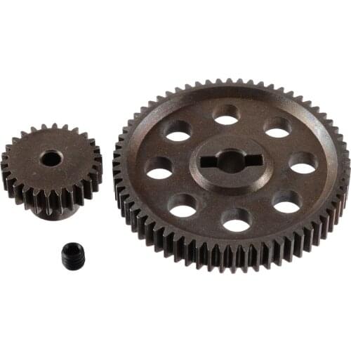 1pcs 1:10 Steel Metal Differential Steel Metal Main Gear 64T Motor Gear 26T For RC Car Trucks Motors Accessories