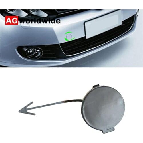 1Pcs Front Bumper Tow Eye Hook Cover Cap Primed For Volkswagen VW Golf GTI MK6 2009 2010 2011 5K0807241 5K0 807 241