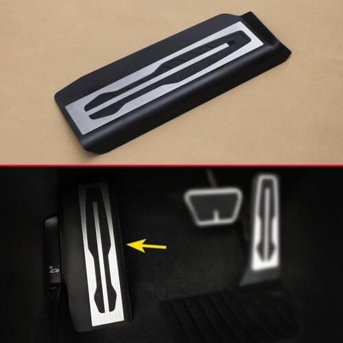 1Pcs Stainless Steel Foot Rest Footrest Pedal Cover For 2016-2020 BMW New 7-Series G11 G12 LHD Car Non-Slip Plate Accessories