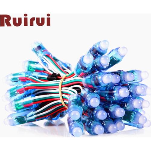 1000pcs WS2811 12mm RGB Led Module String Waterproof DC5V Digital Full Color LED Pixel Light
