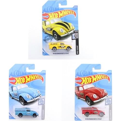 2021 Original Hot Wheels Mini Alloy Coupe 49 VOLKSWAGEN BEETLE PICKUP 1/64 Metal Diecast Model Car Kids Toys Gift