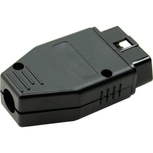 Free Shipping OBD Male Plug OBD2 16Pin Connector OBD II Adaptor OBDII Connector J1962 OBD2 Connector 50pcs/LOT in stock